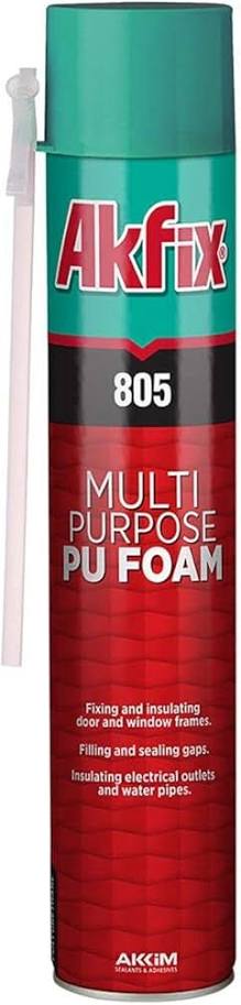 Akfix 805 Poliüretan Montaj Köpüğü (750ml)-Pipetli